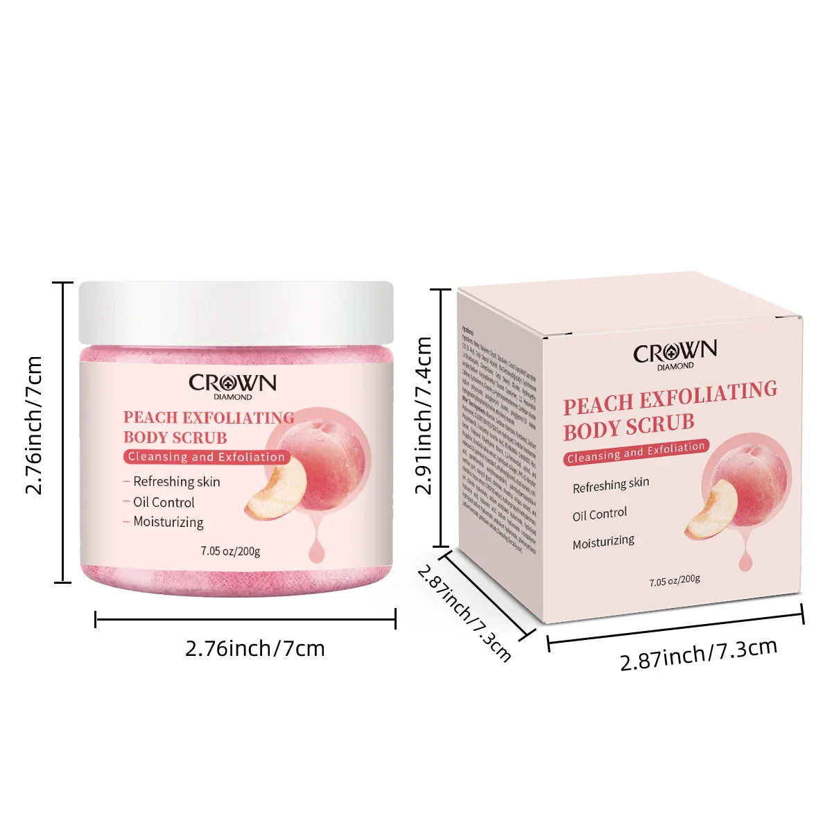 Peach Brightening Body Scrub