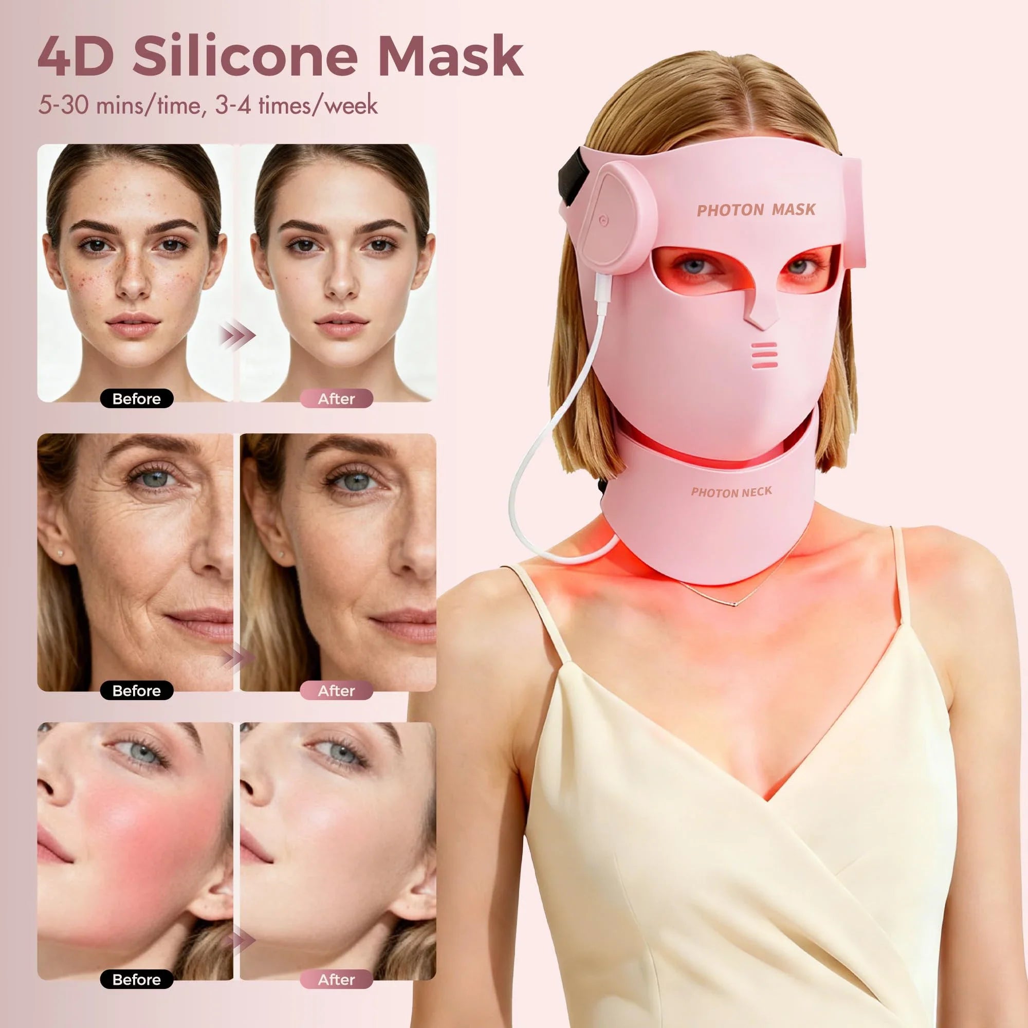 Wireless LED Therapy Mask