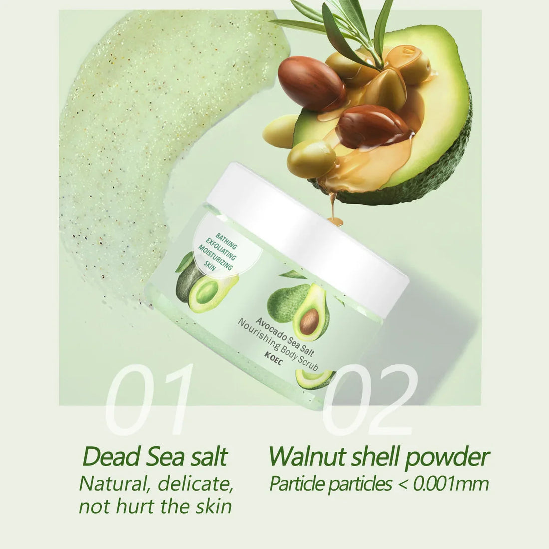 Avocado Salt Body Scrub