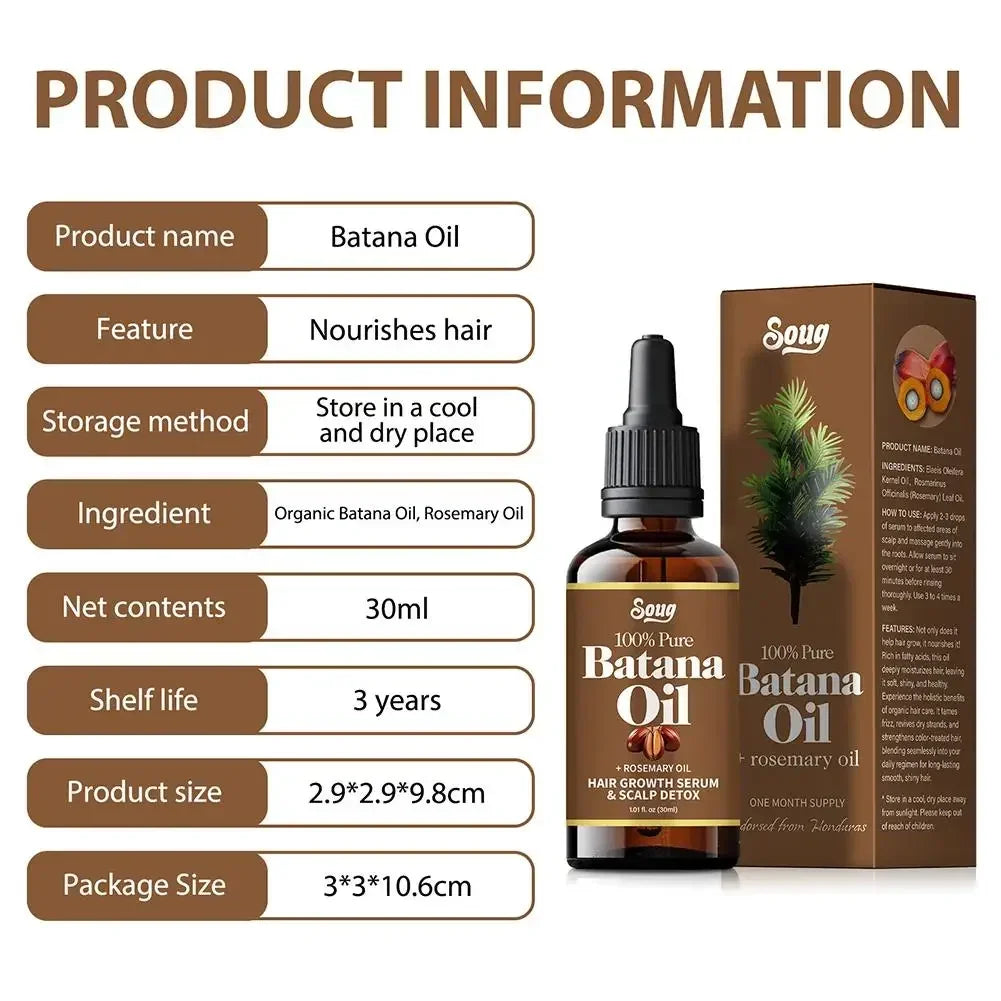 Batana Rosemary Hair Oil