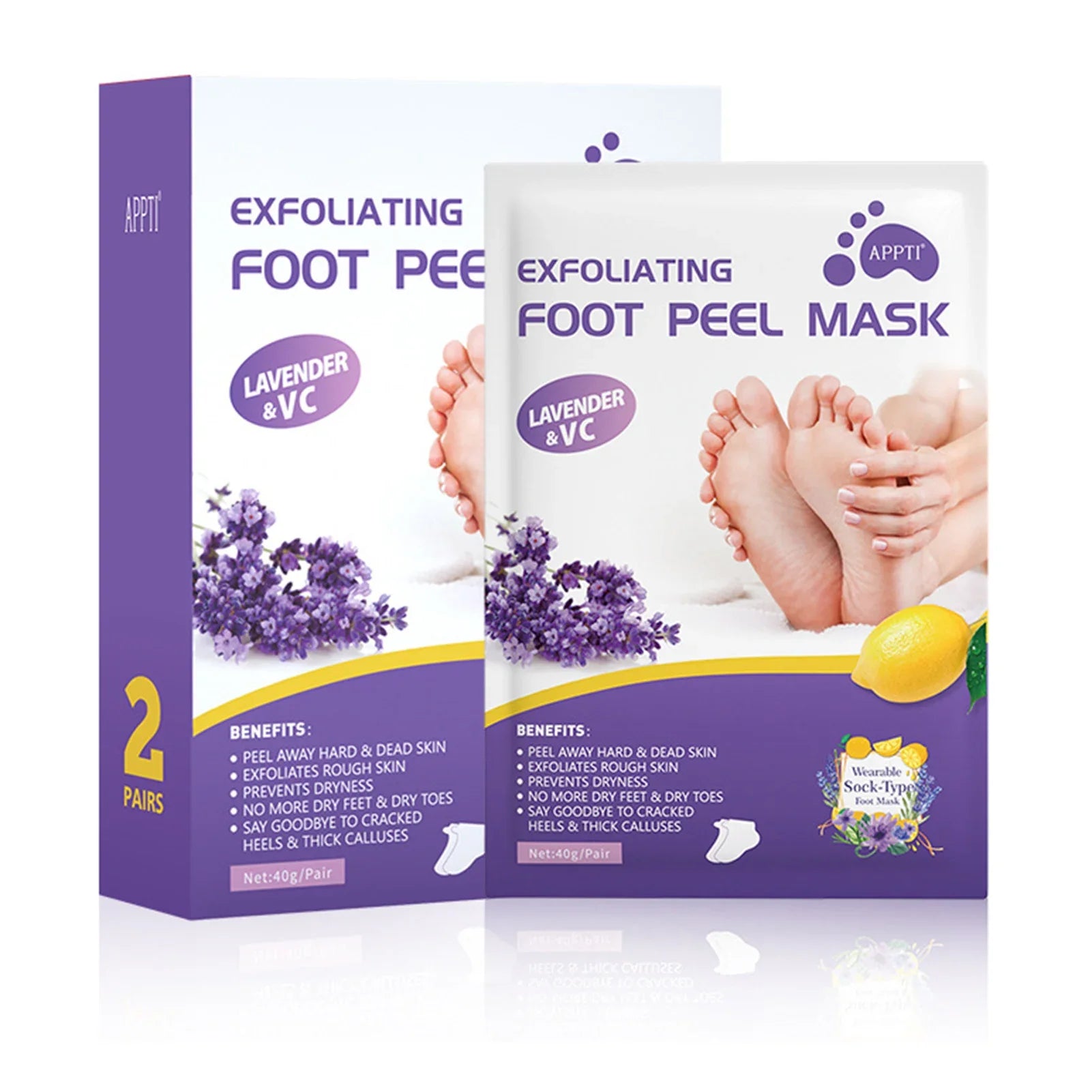 Lavender Moisturizing Foot Mask