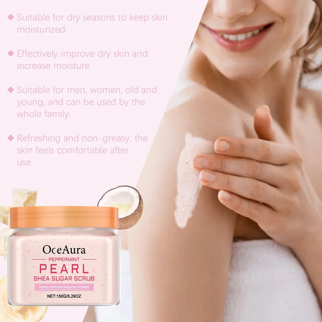 Peppermint Pearl Body Scrub
