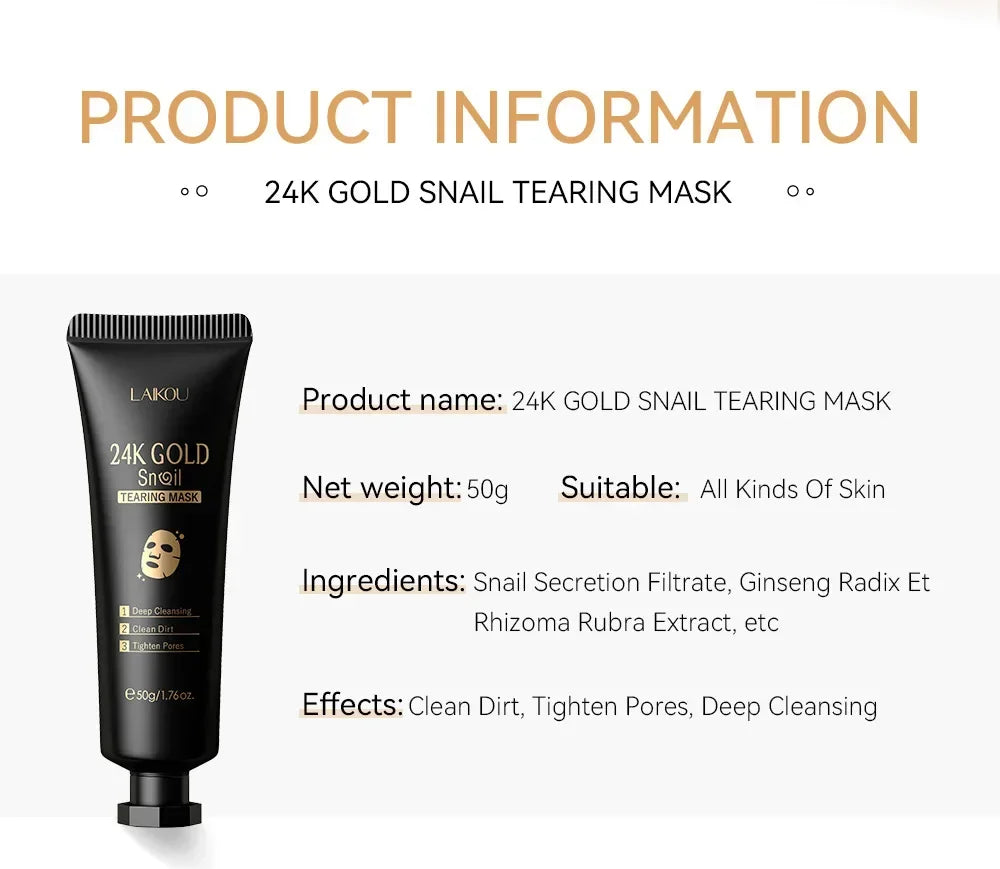 Gold Snail Peel Mask