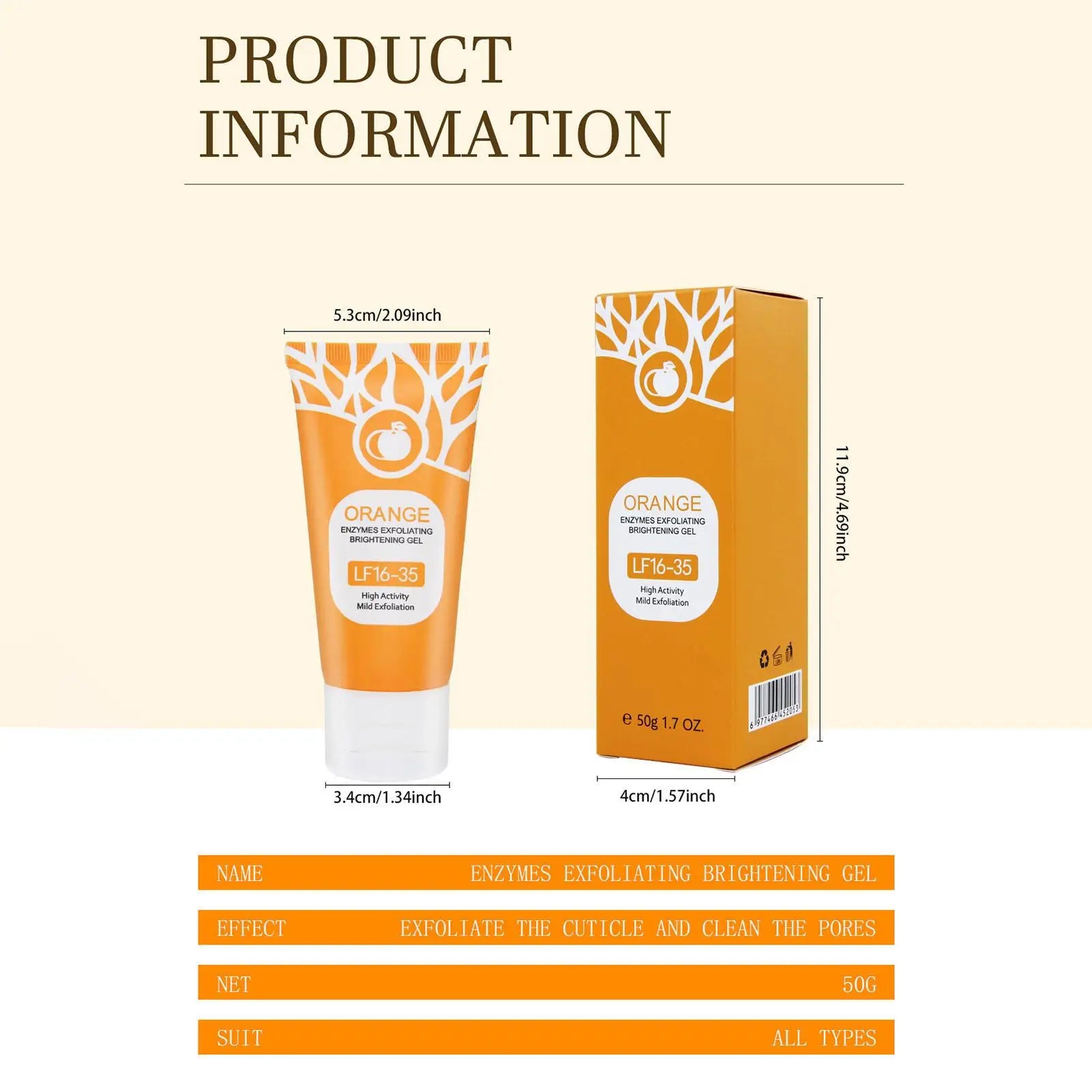 Orange Enzyme Cleansing Gel
