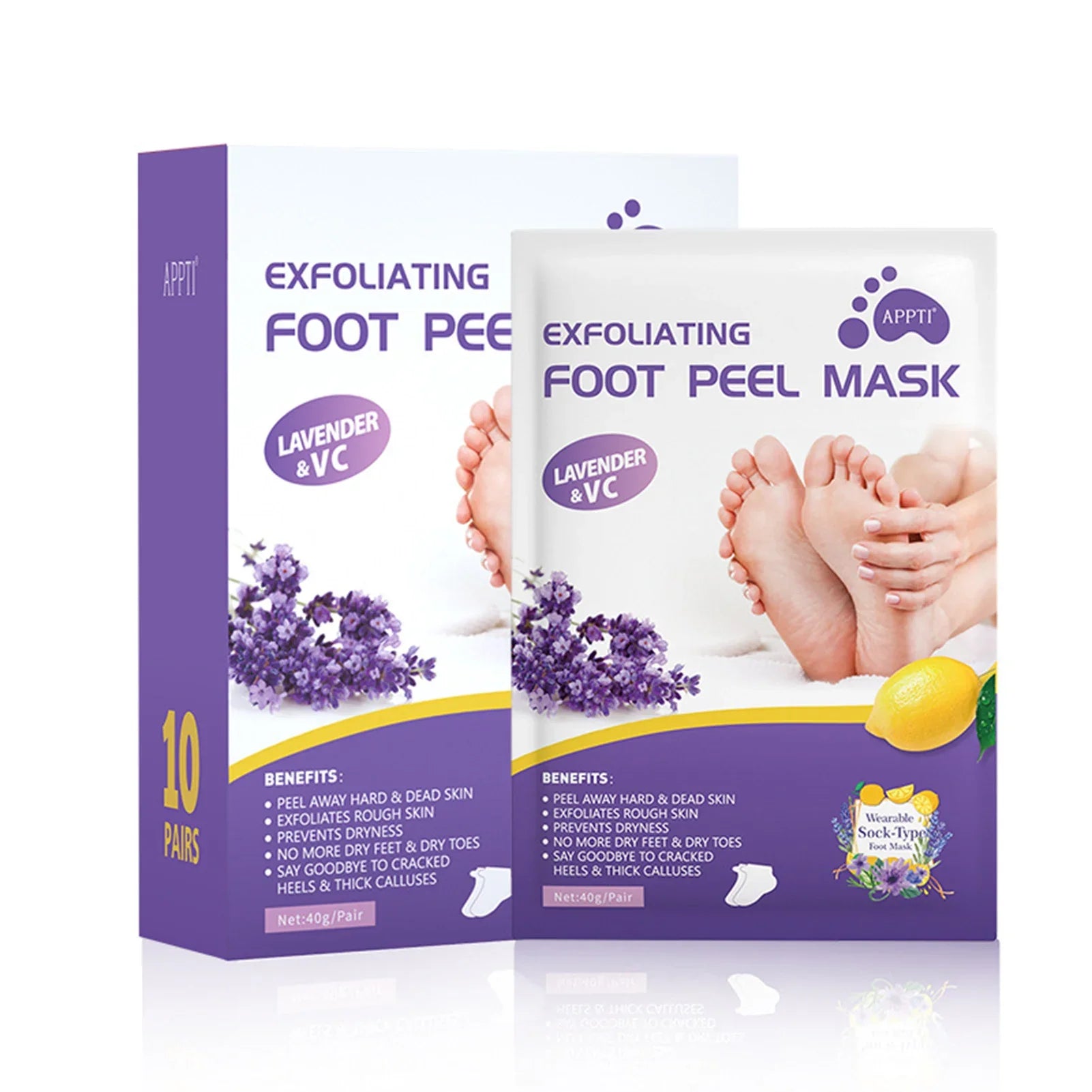 Lavender Moisturizing Foot Mask