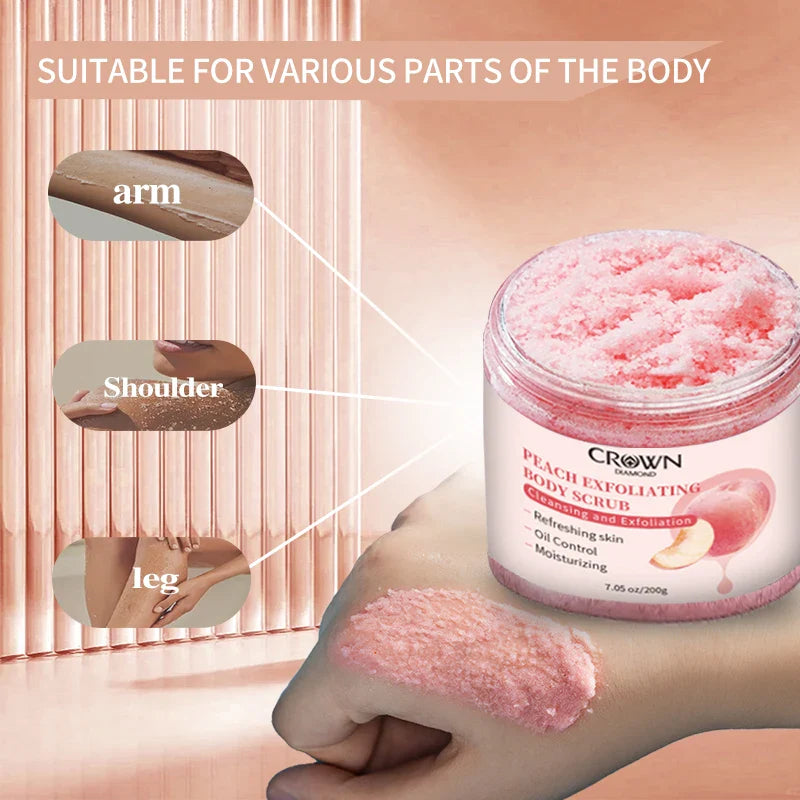 Peach Brightening Body Scrub