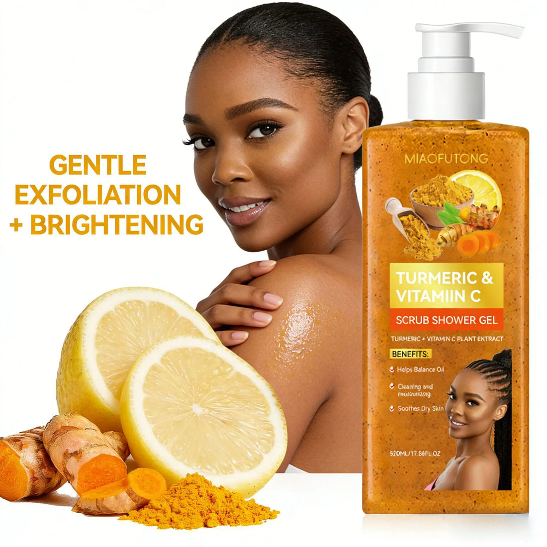 Turmeric Exfoliating Shower Gel