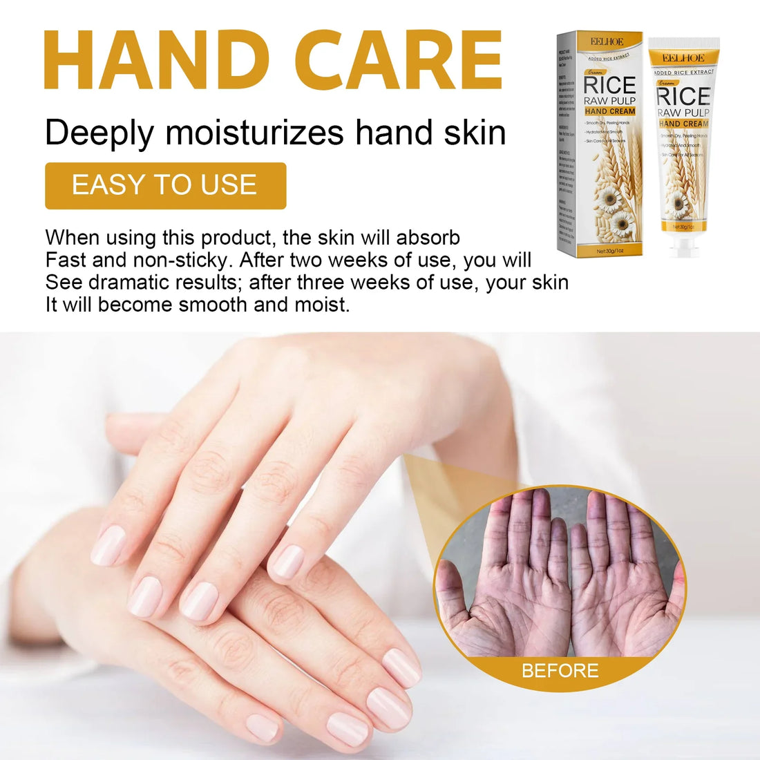 Rice Moisture Hand Cream