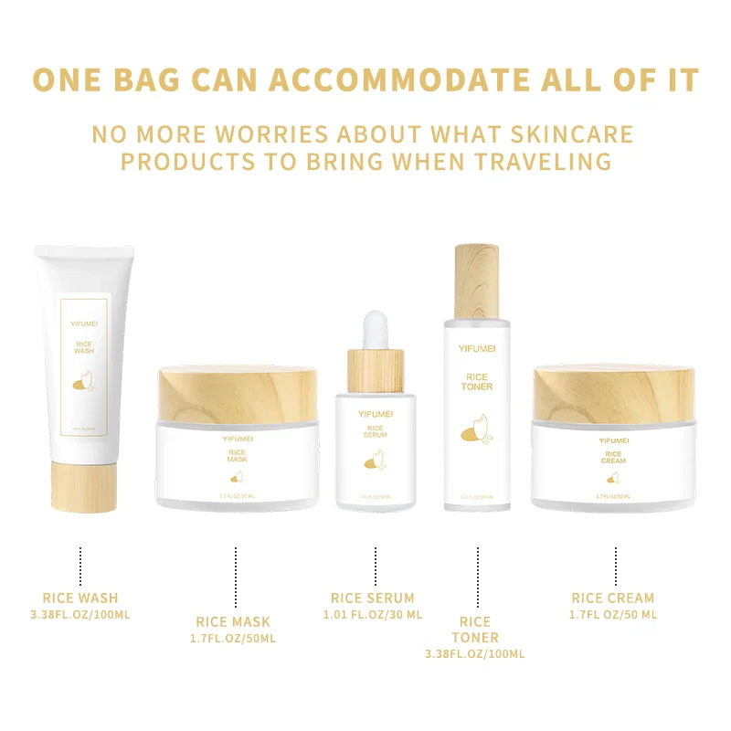Rice Skincare Essentials Set