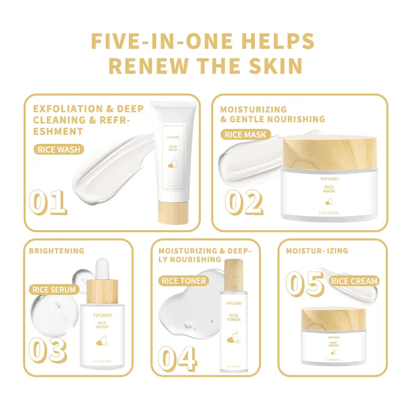Rice Skincare Essentials Set