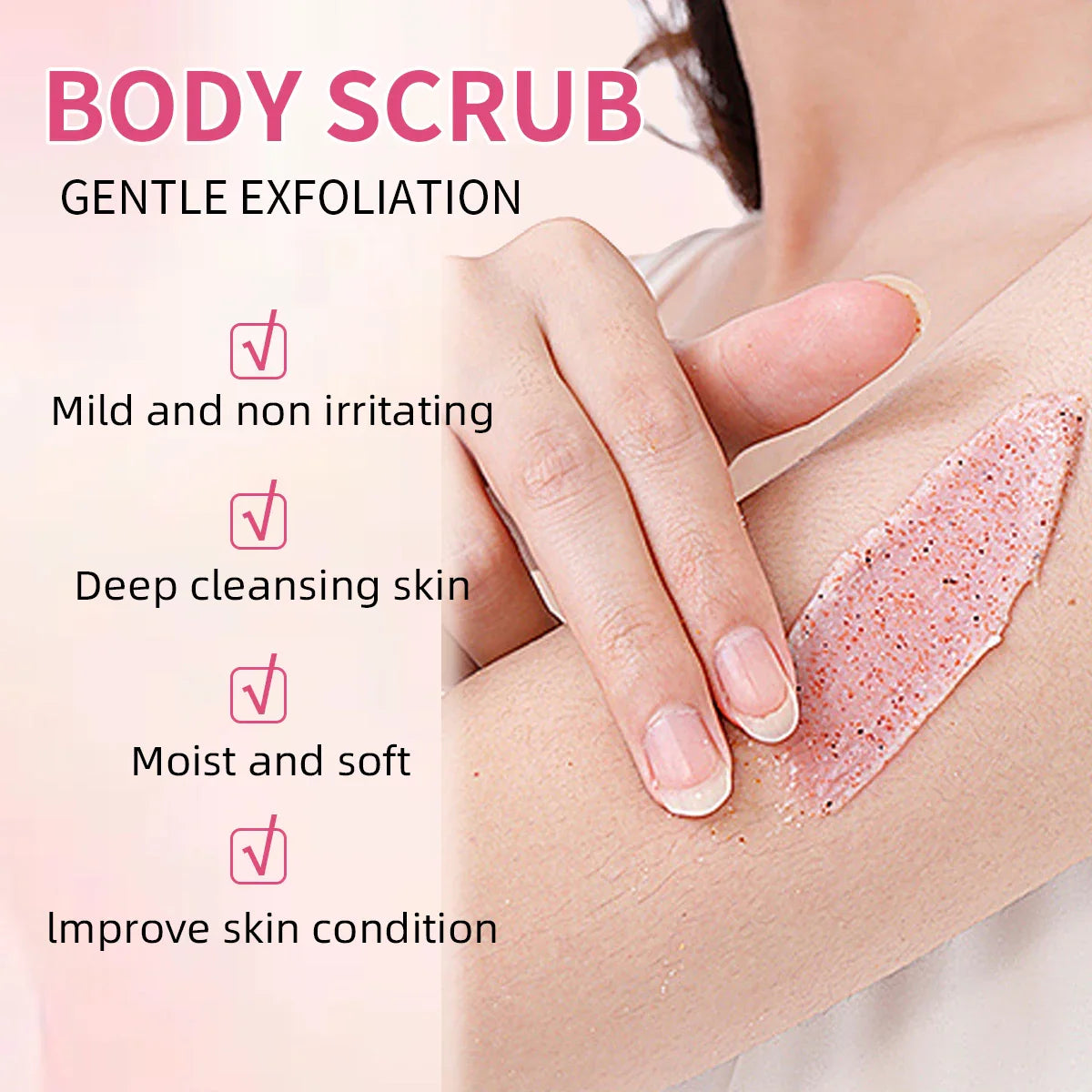 Peach Brightening Body Scrub